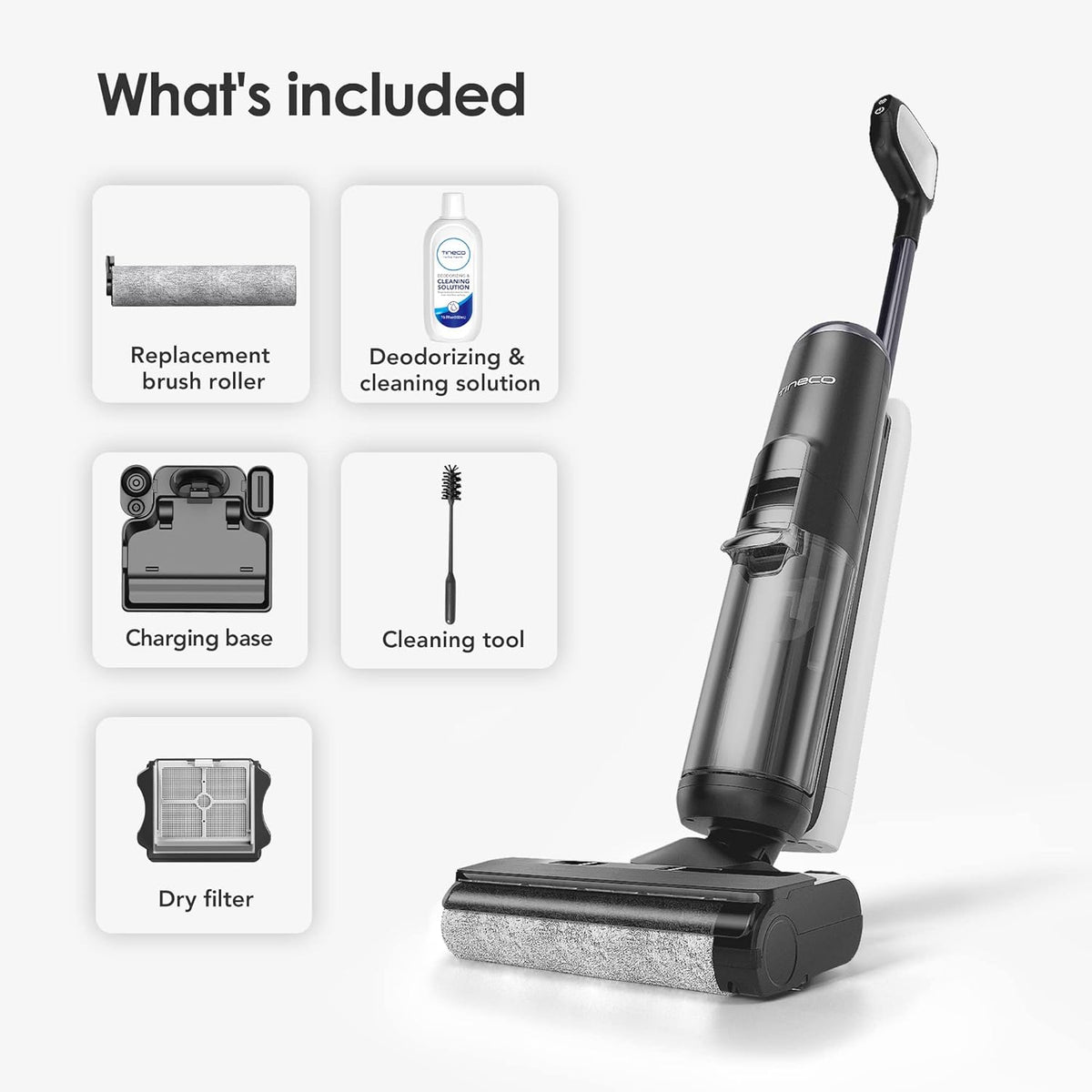 Tineco Floor ONE S5 PRO Smart Cordless Wet Dry Vacuum Cleaner and Mop P646801