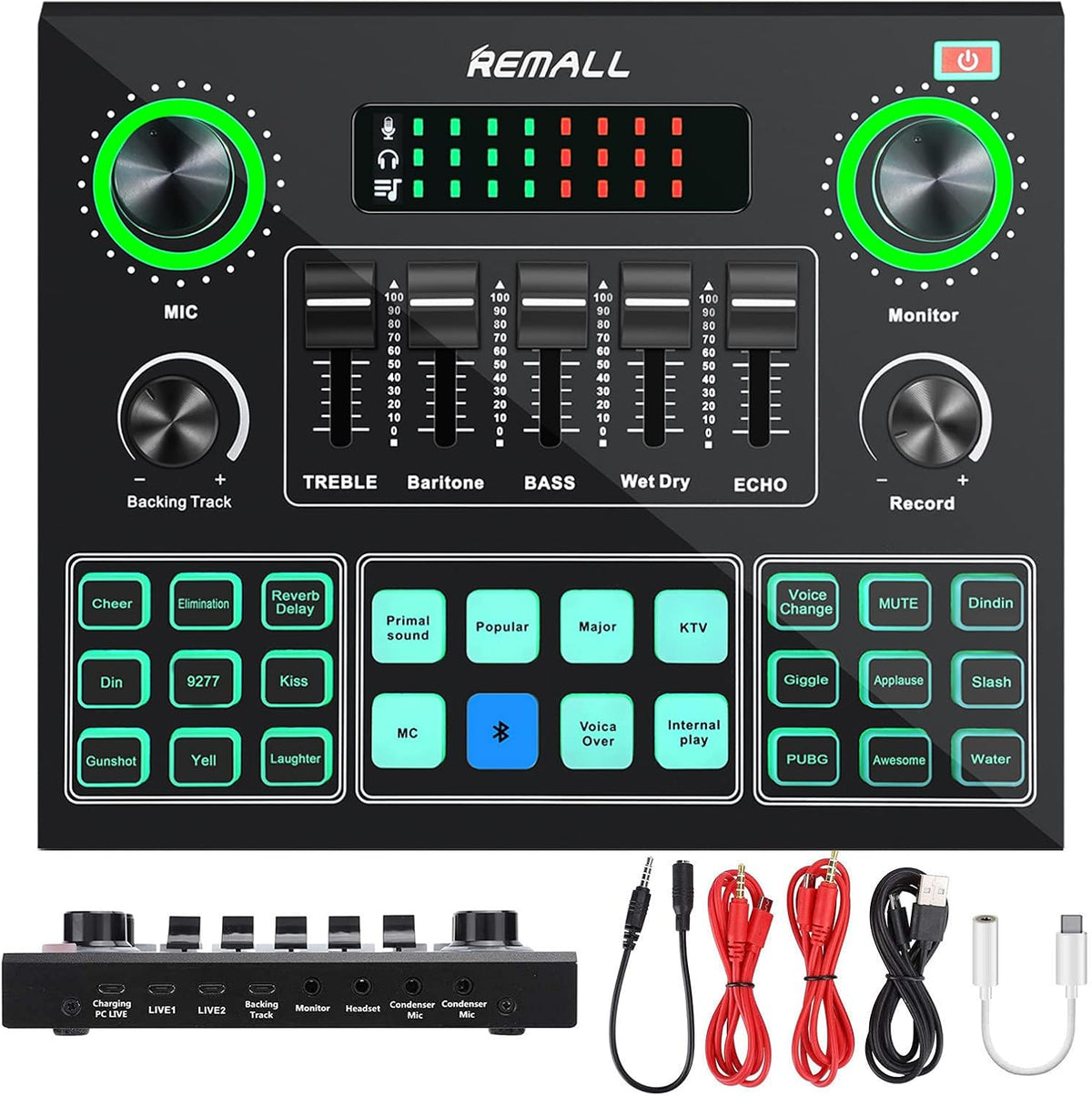 Audio Interface Mixer Sound Effects Board F7402