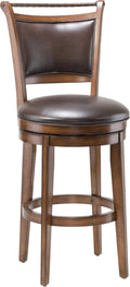 Swivel Counter Stool, Medium Brown Cherry K316281
