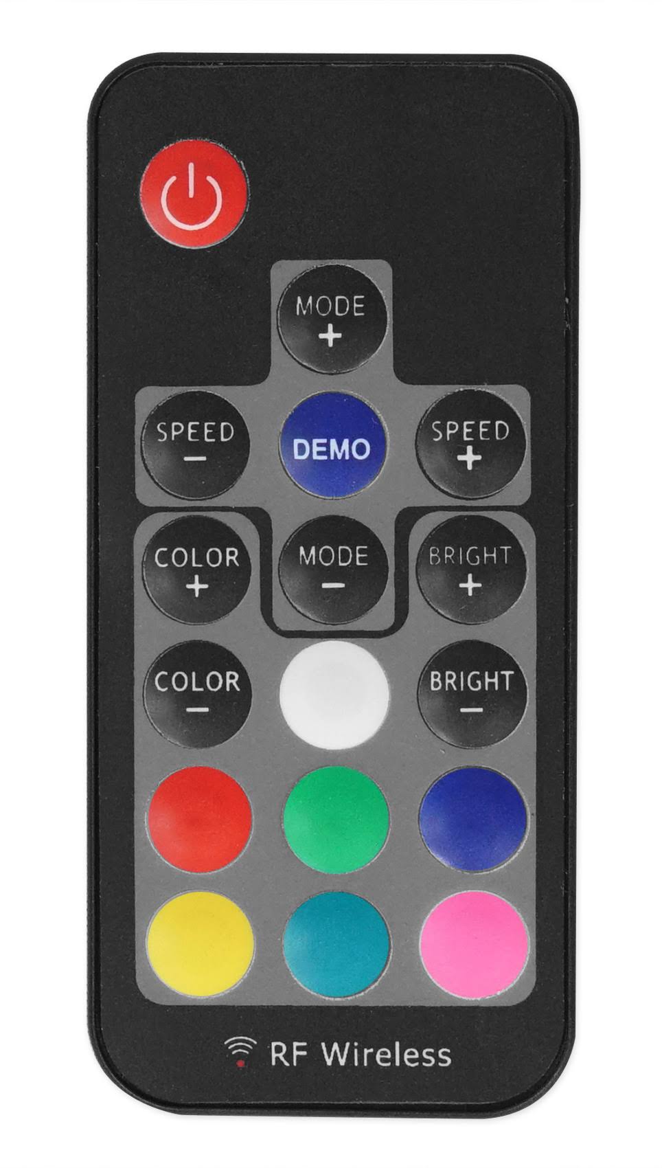 RGB LED Whip Antenna with Flag 4ft D103