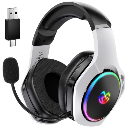 2.4GHz Wireless Gaming Headset with Noise Canceling Microphone O352836