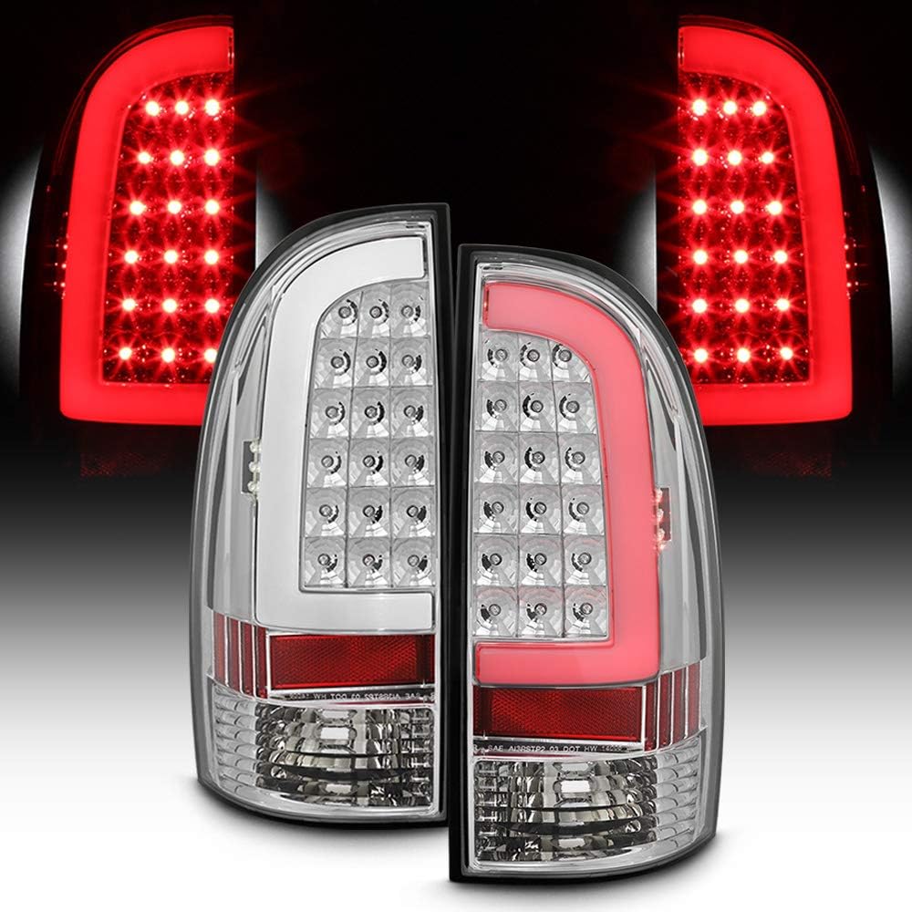 Black Smoked LED Tail Lights Left+Right L356