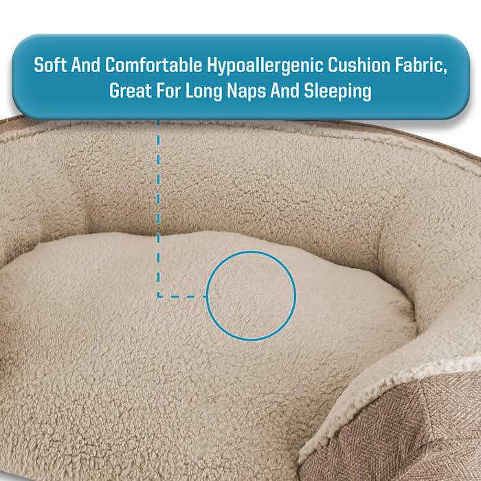 Step In Oval Round Cuddler Pet Dog Bed I82907