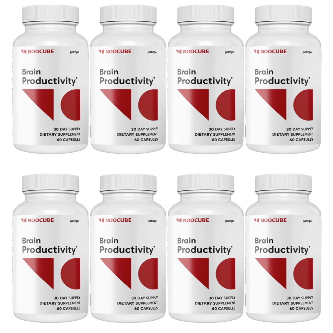 Healthy Brain Support Supplement 8 Bottles V2703
