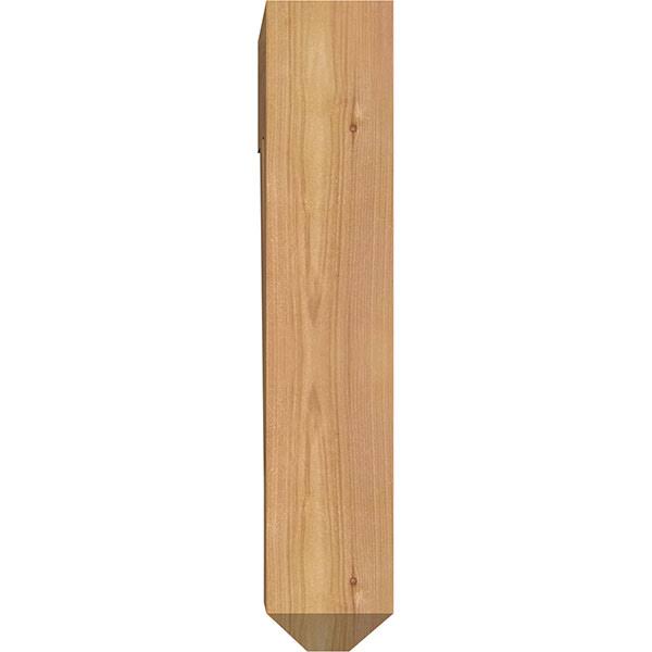 Traditional Craftsman Smooth Bracket, Western Red Cedar B808
