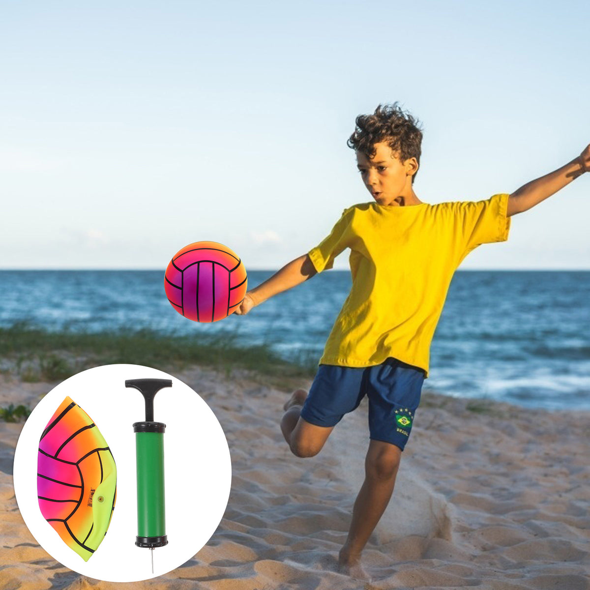 4pcs Kids PVC Inflatable Ball Toy D345414
