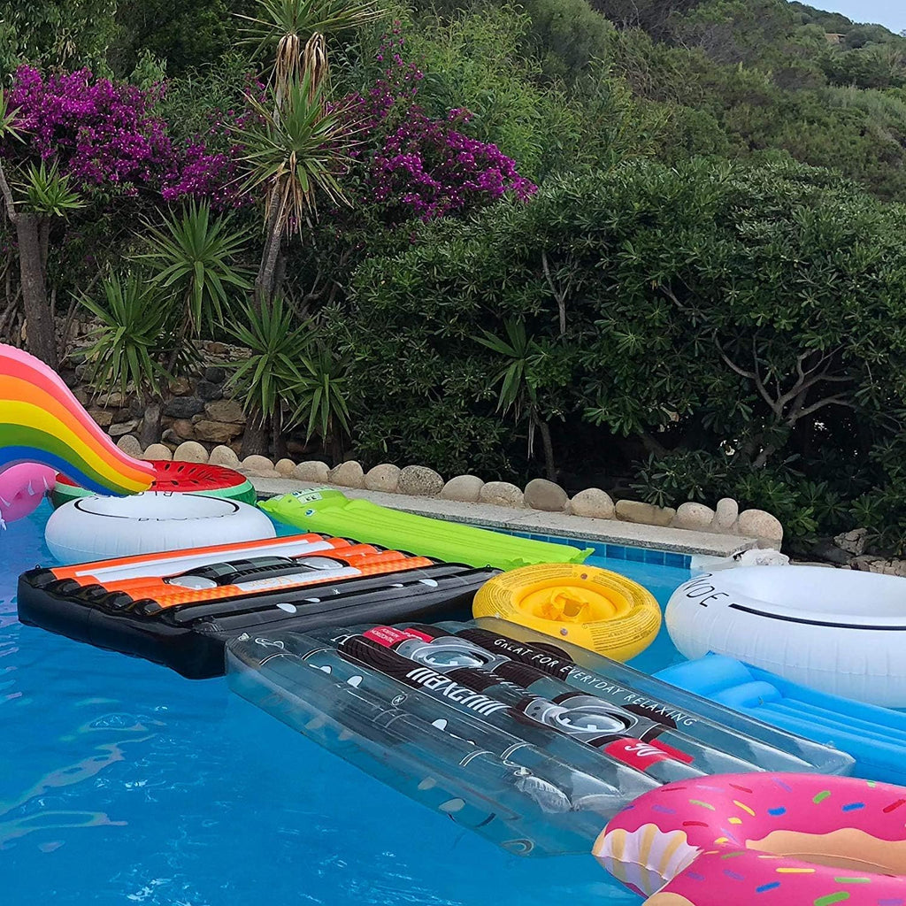 Oversized Clear Cassette Tape Pool Float R976