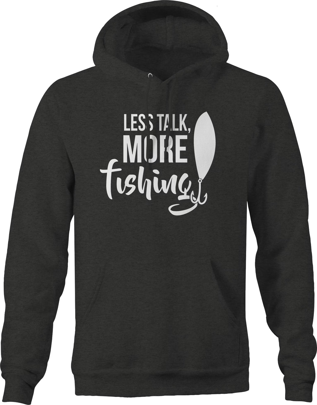 Dark Gray Fishing Sweatshirt L327329
