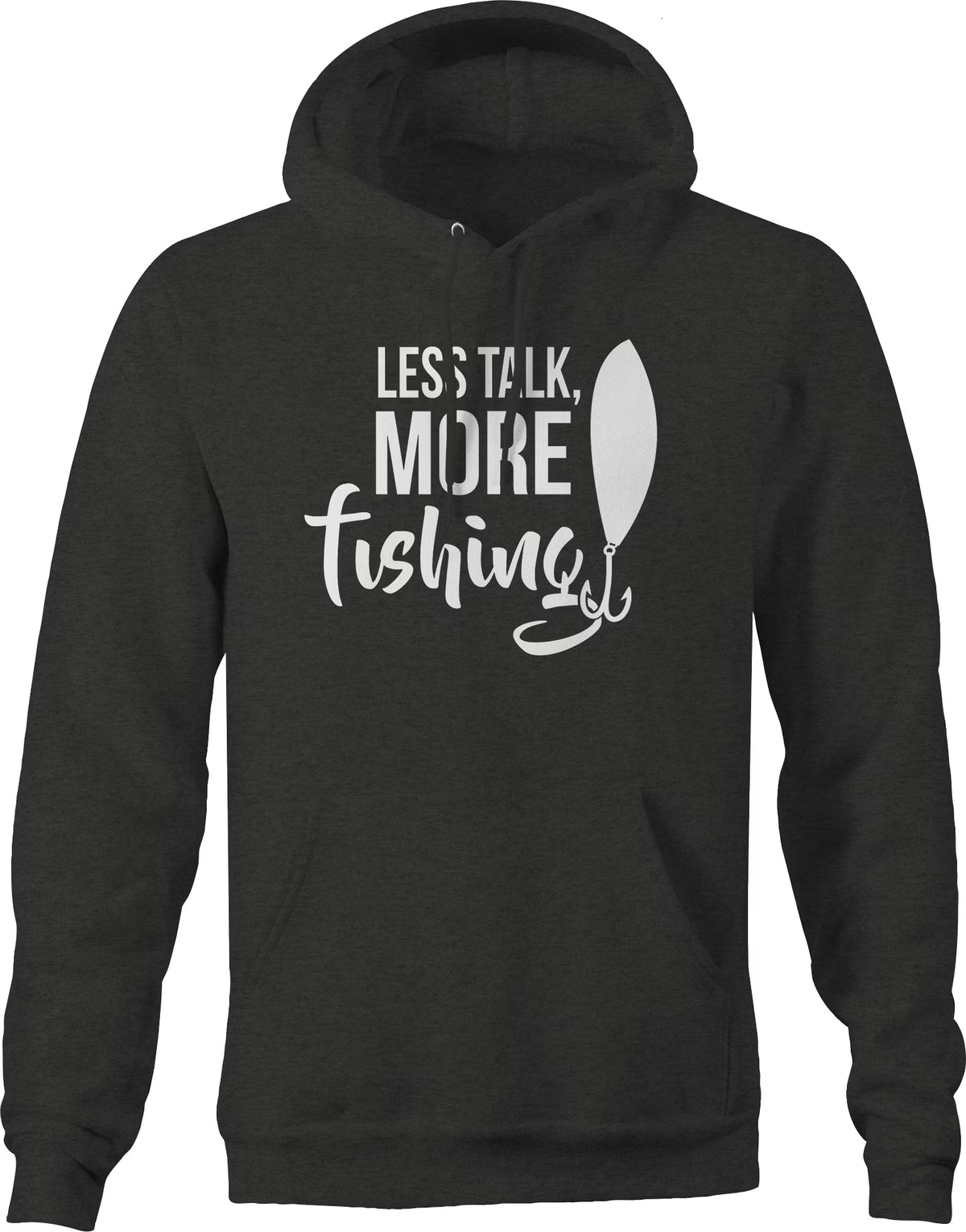 Dark Gray Fishing Sweatshirt L327329