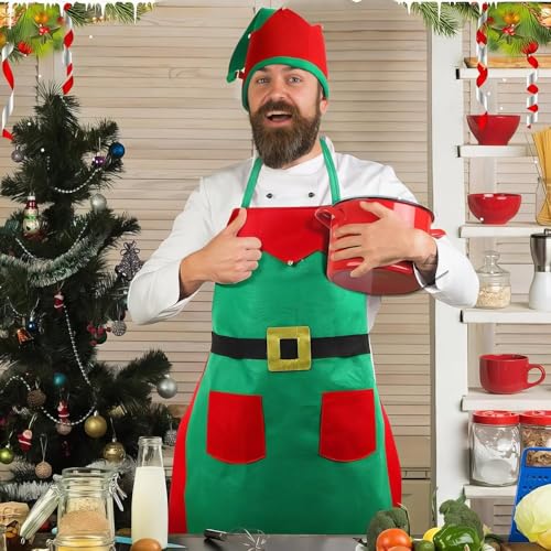Red & Green Apron C68177