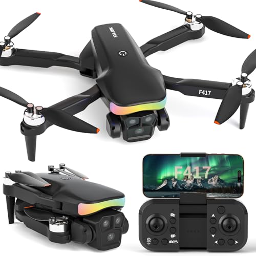 Black 1080P Camera Mini RC Quadcopter Drone with Carry Case P874302