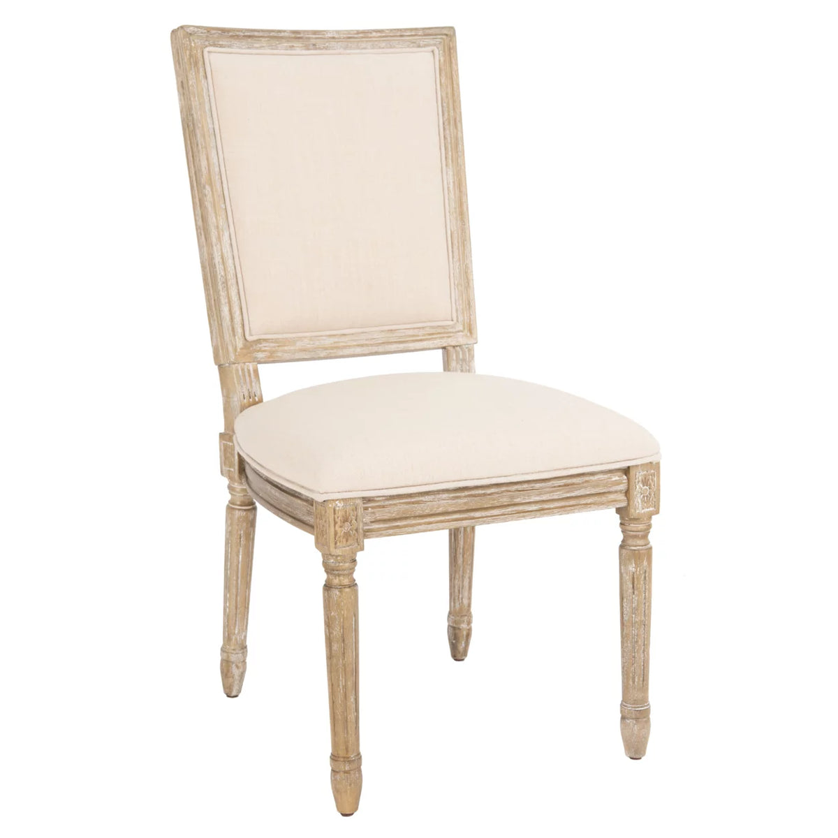 Beige Rustic Oak Side Chair V346
