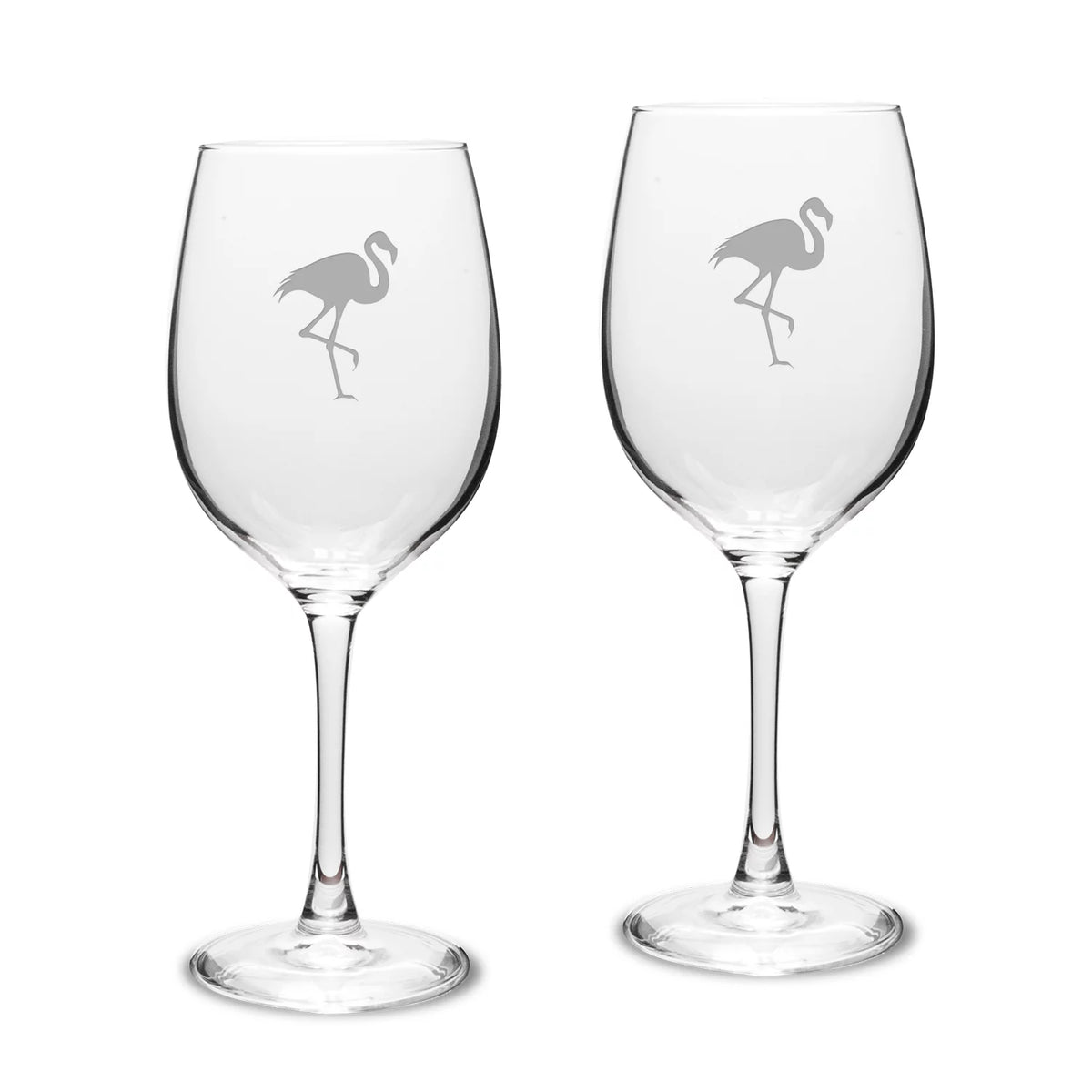Deep Etched Classic Wine Glass Set of 2 Y531367