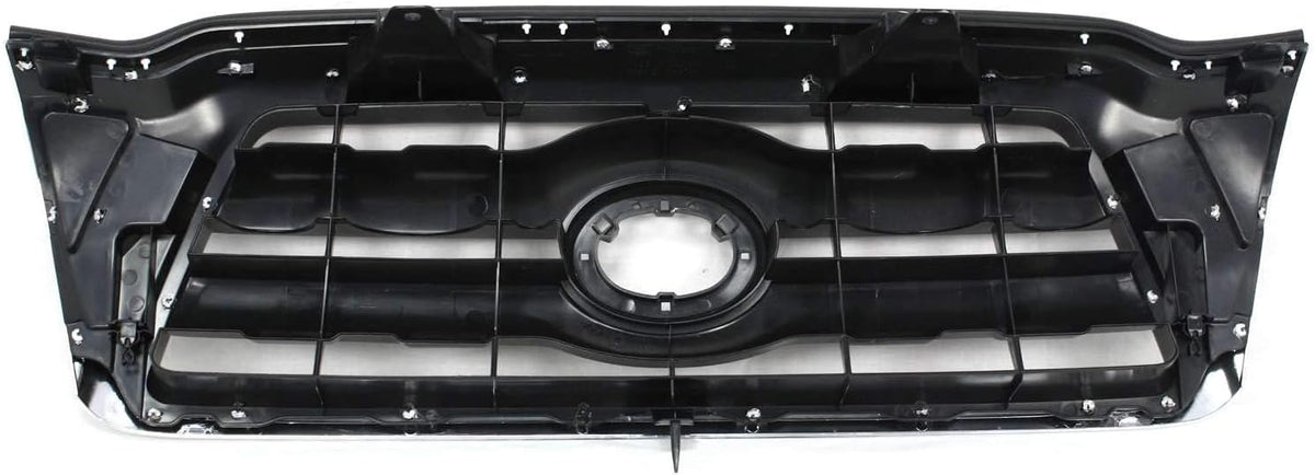 Chrome Shell Black Insert Grille W7911