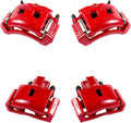 Red Powder Coated Caliper Assembly Set Kit J17392