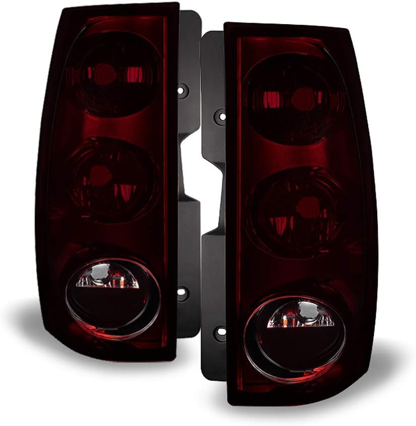 Red Smoked Tail Lights Brake Lamps Left+Right J4748
