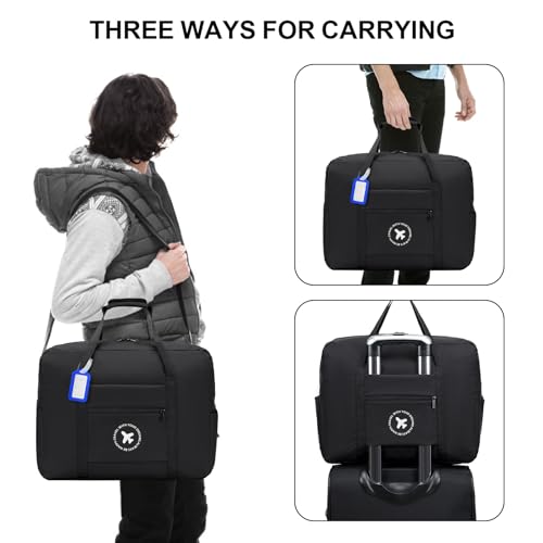 Black 18x14x8 Inch Travel Duffel Bag N380