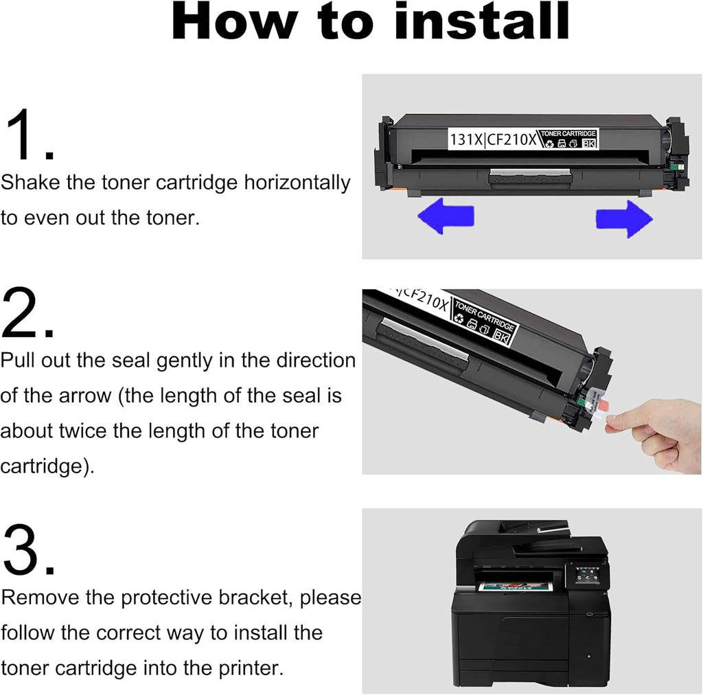 5 Pack Compatible Toner Cartridge Replacement H369