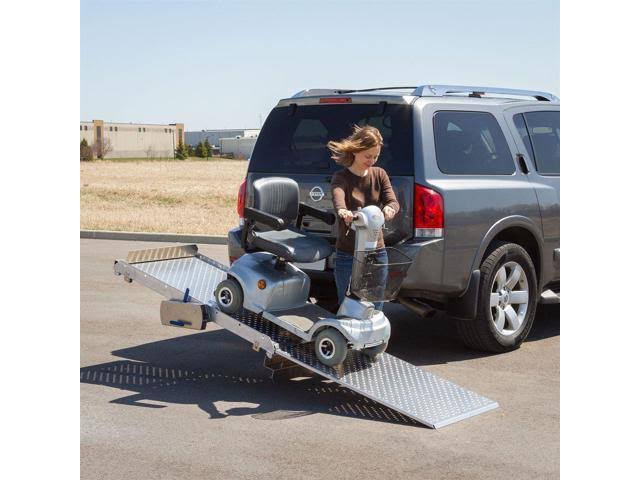 Aluminum Scooter and Wheelchair Carrier, 350 lb. A896536