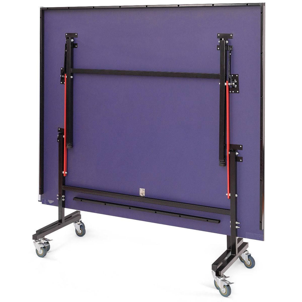 Foldable Table Tennis Table with Locking Casters I43365