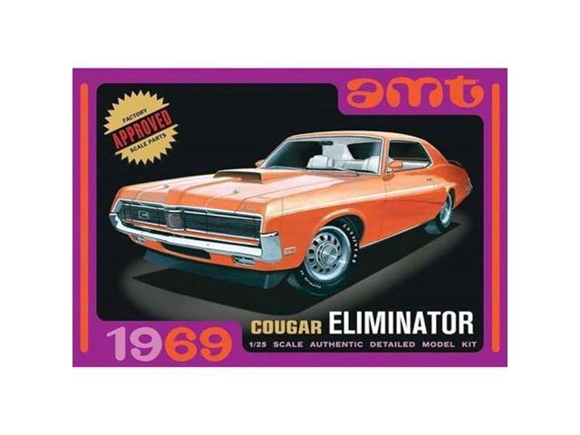 1969 Mercury Cougar 1/25 Scale Model Car Kit Orange P8670