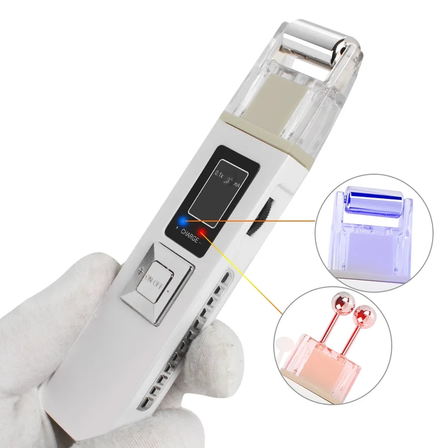 Portable Galvanic Microcurrent skin firming machine Anti-aging Massager G89199