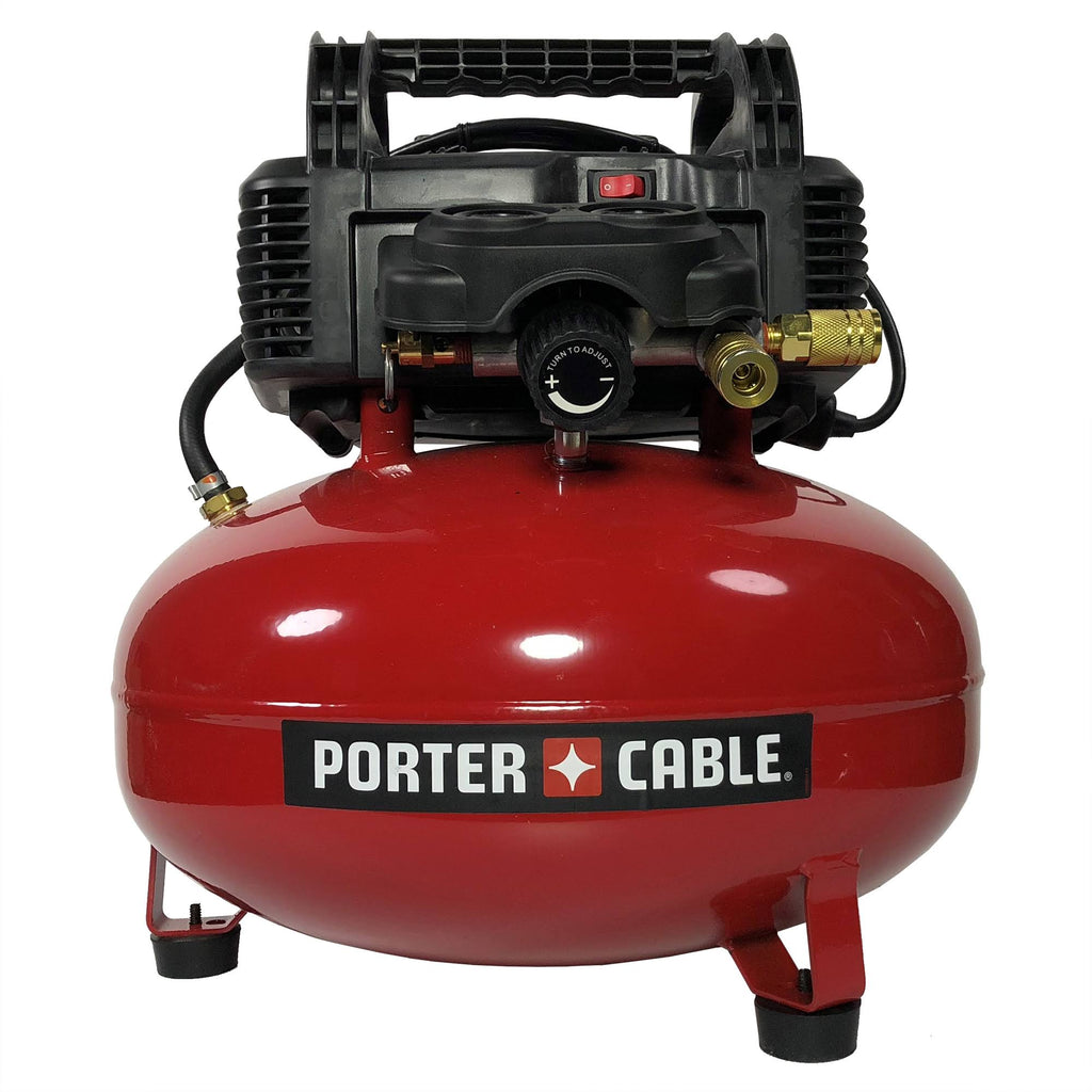 Oil-Free Pancake Air Compressor, 0.8 HP, 6 gal W162