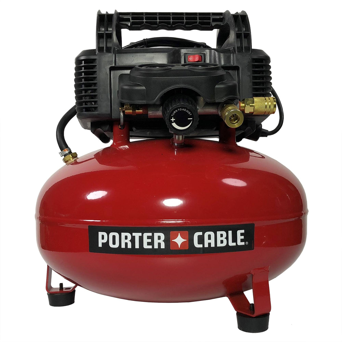 Oil-Free Pancake Air Compressor, 0.8 HP, 6 gal W162