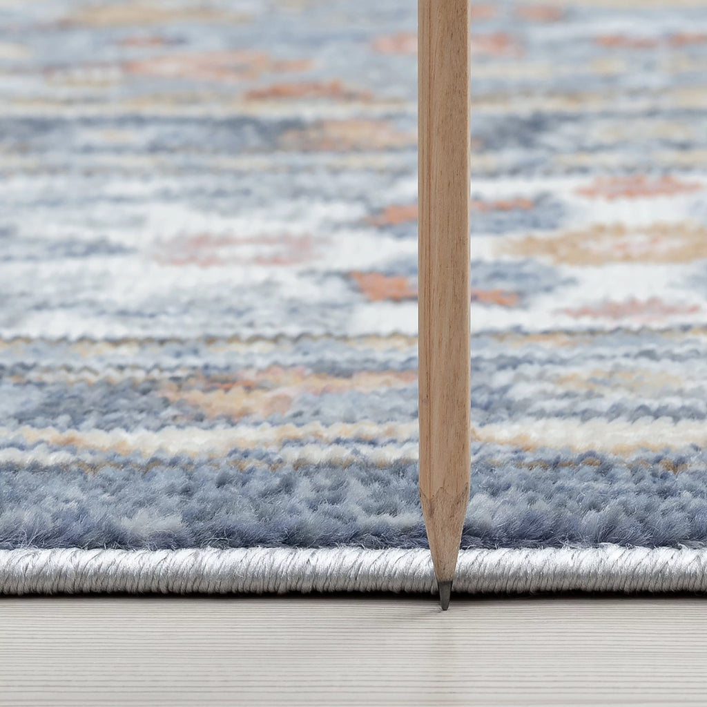 5x8 Area Rug Navy Gray I800