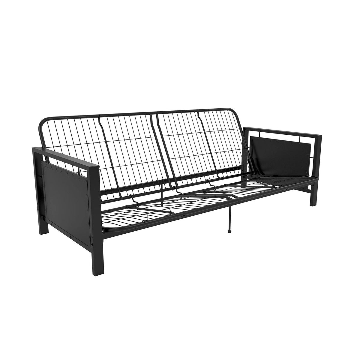 Black Metal Futon Frame T591