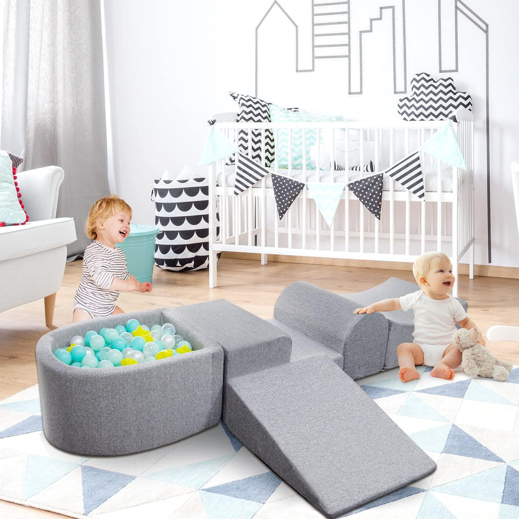Soft Foam Climbing Blocks and Ball Pit J815462