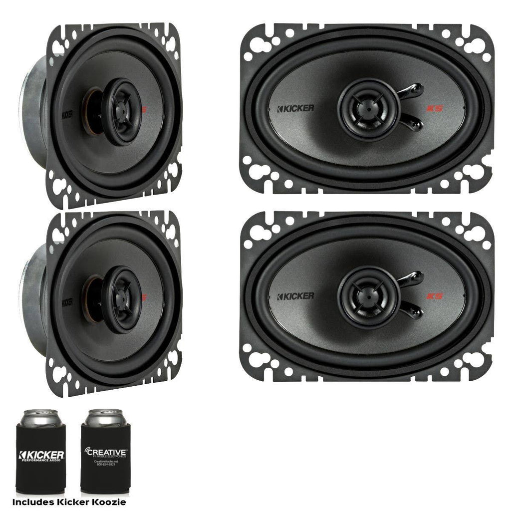 Two Pairs of 4x6 inch KS-Series Speakers C5039