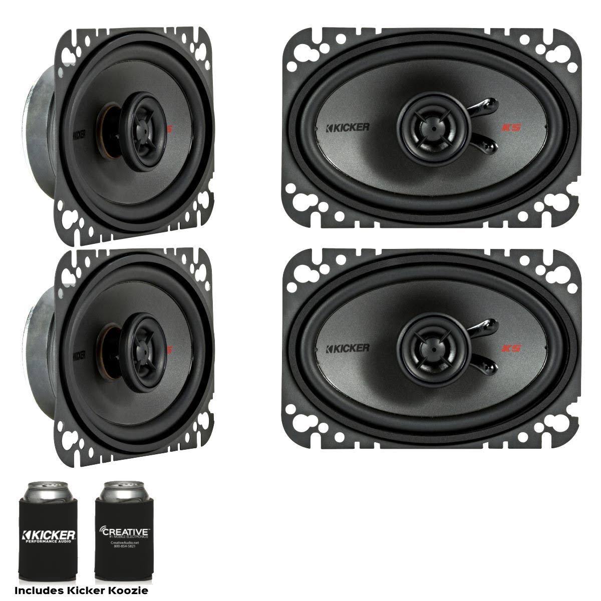 Two Pairs of 4x6 inch KS-Series Speakers C5039