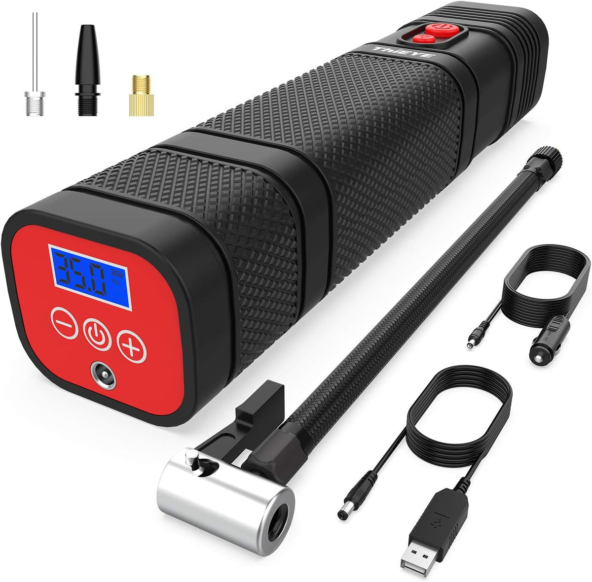 Portable Air Compressor 12V DC 120 PSI Digital Pressure Gauge N31520