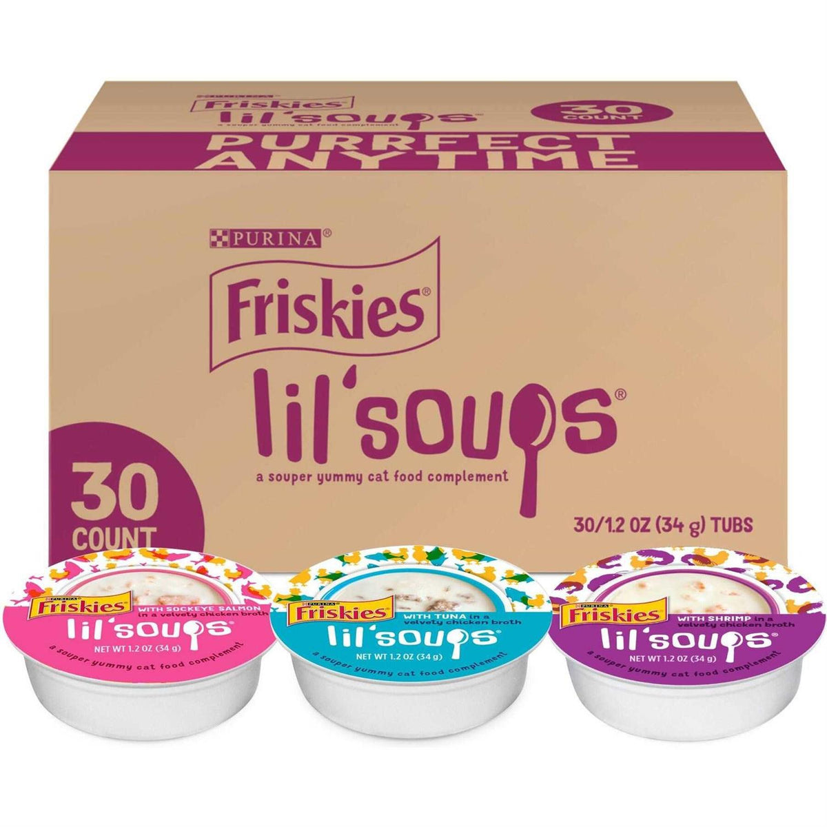 Grain Free Wet Cat Food Variety Pack with Salmon Tuna or Shrimp Z5553
