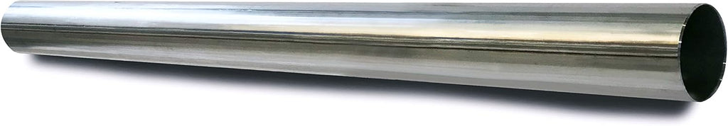 2.5 inch OD 5 feet long Stainless Steel Straight Exhaust Pipe Pack of 2 Q380696