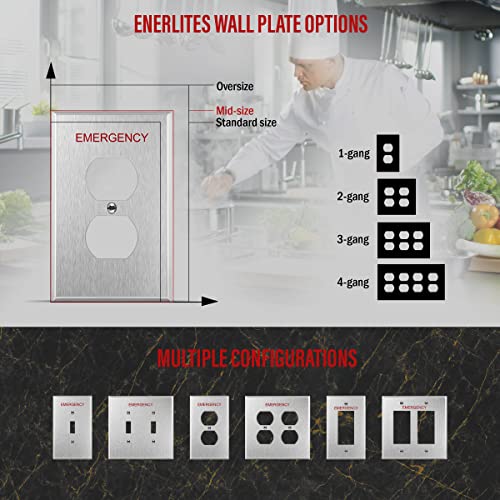 Stainless Steel 1-Gang Wall Plate L8625