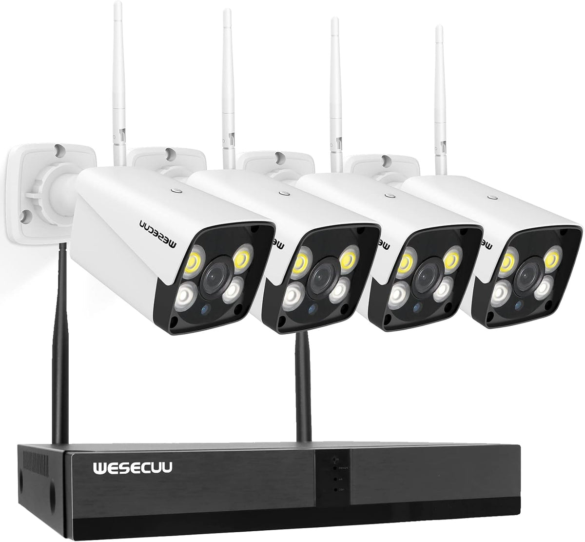 3MP Outdoor Security Camera with Floodlight C73904