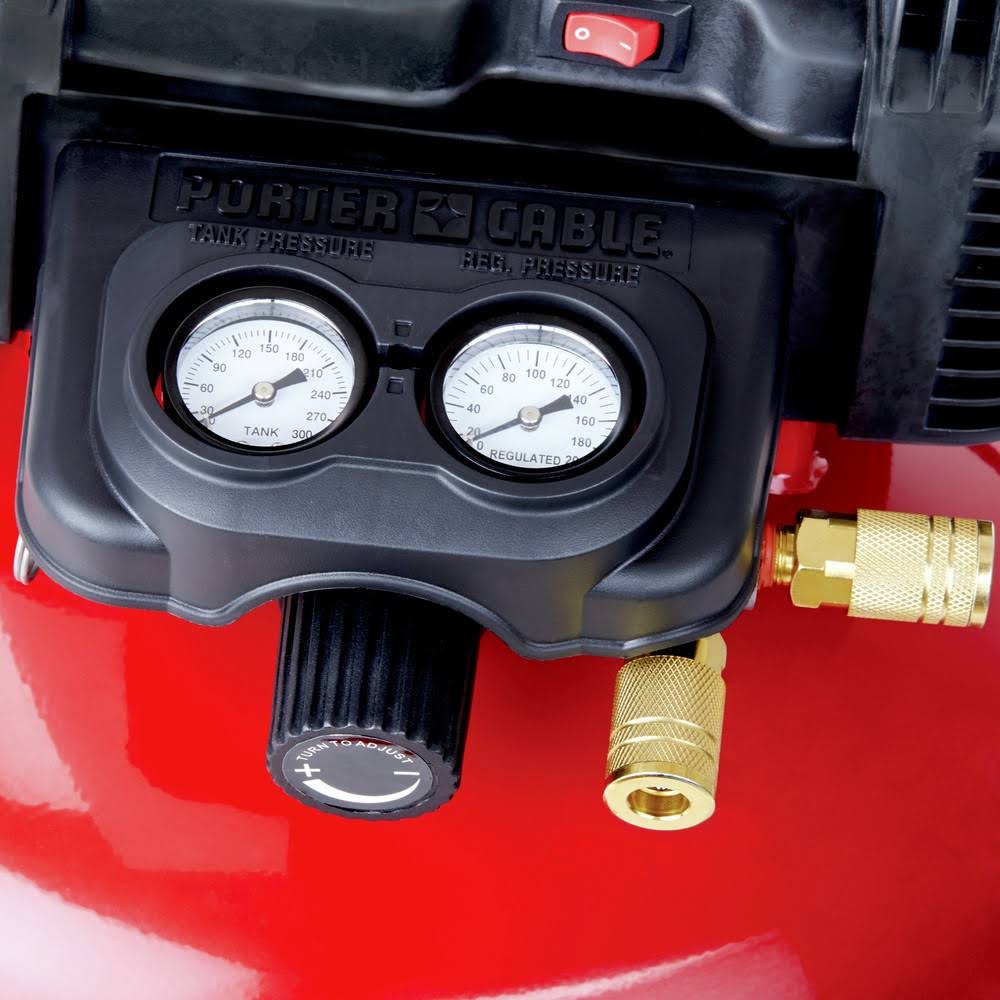 Oil-Free Pancake Air Compressor, 0.8 HP, 6 gal W162