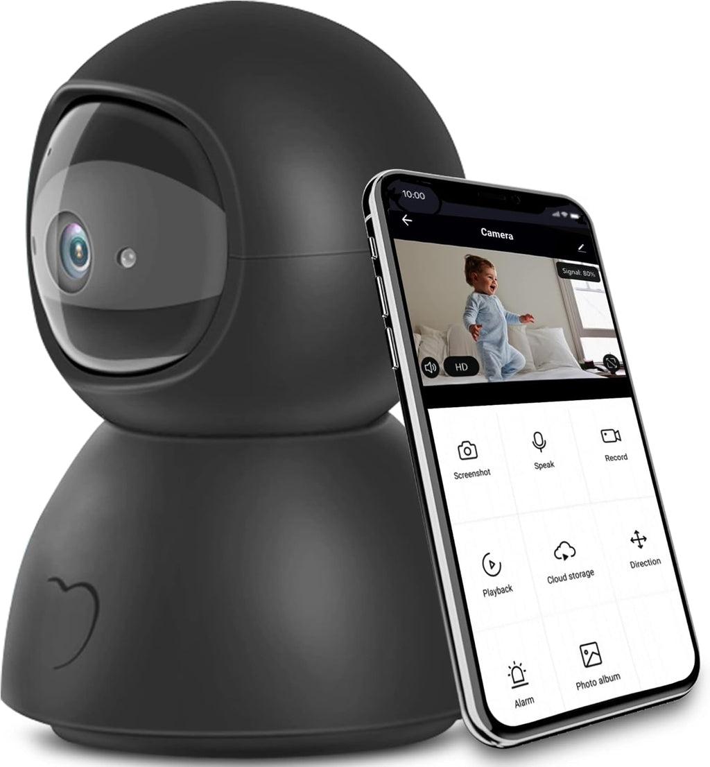 1080p WiFi Baby Monitor Indoor Security Camera with Night Vision K95947