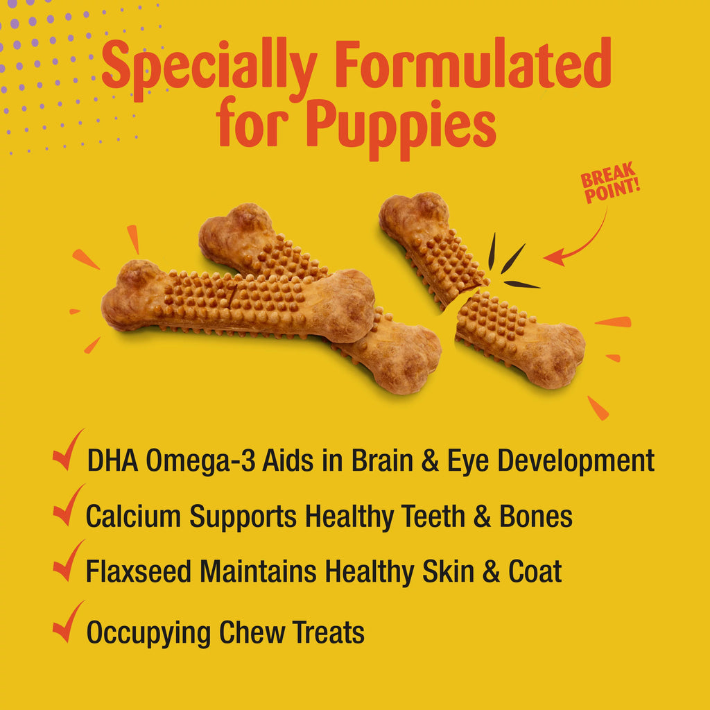 Turkey & Sweet Potato Flavor Small Puppy Chew Treats I87907