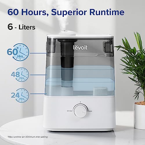 6L Smart Cool Mist Top Fill Humidifier, Gray N87192