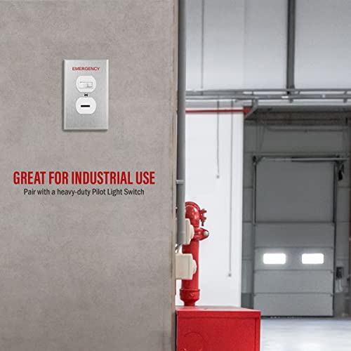 Stainless Steel 1-Gang Wall Plate L8625
