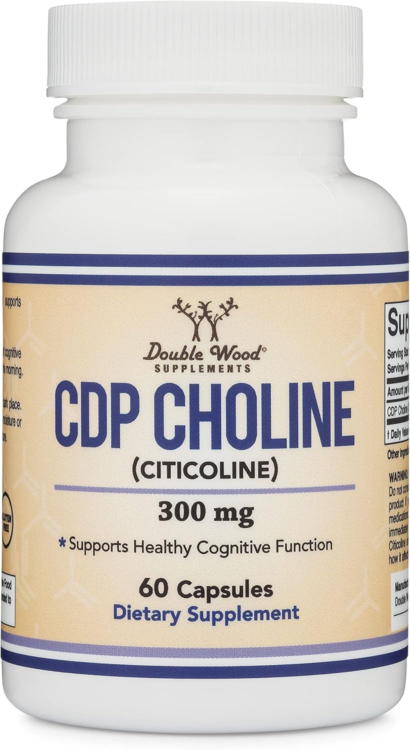 60 Capsules 300mg CDP Choline Supplement R4079