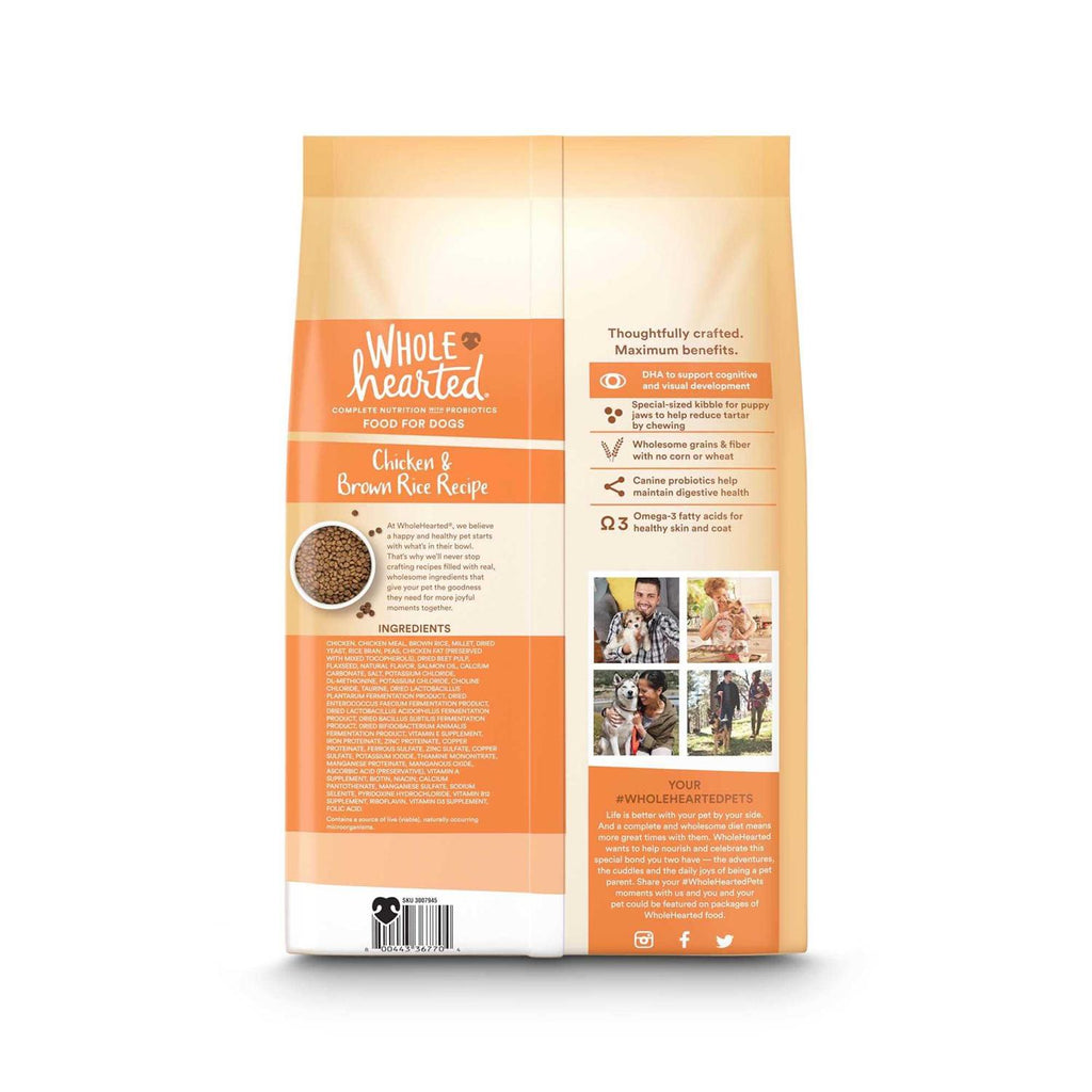 Chicken and Brown Rice Recipe Dry Puppy Food U7175