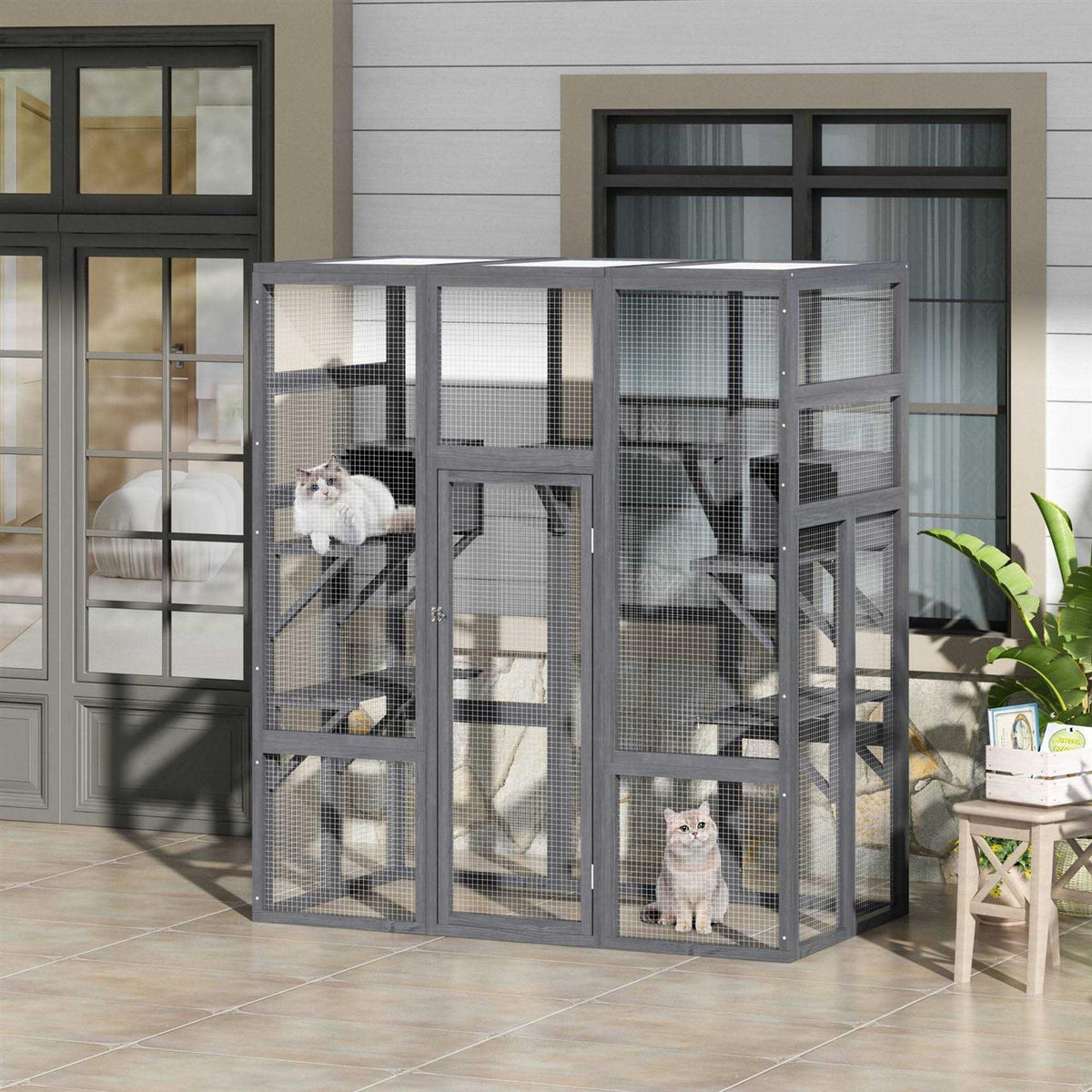 Large Catio Cat Enclosure Playpen A99124