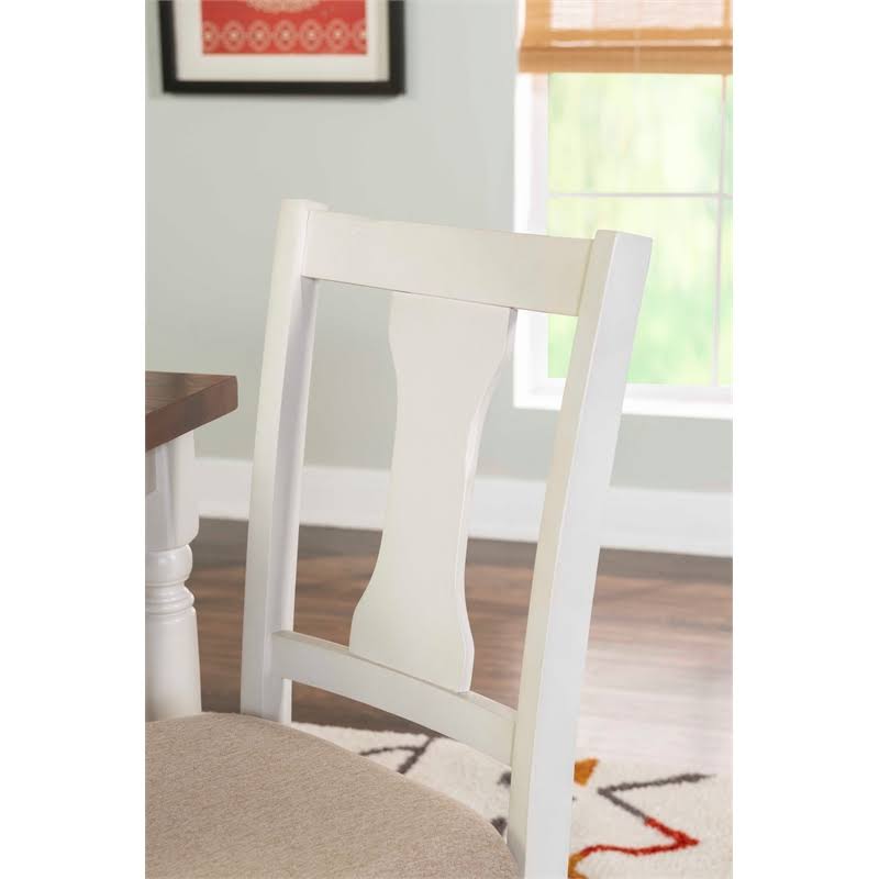Six Piece Wood Dining Set in Brown U10359