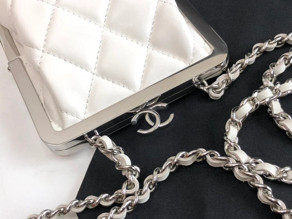 White Clutch Bag D623