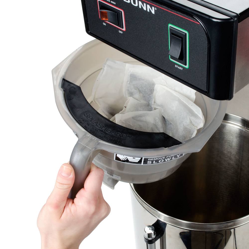 3 Gallon Black Iced Tea Filter Bags - 32/Case A242464