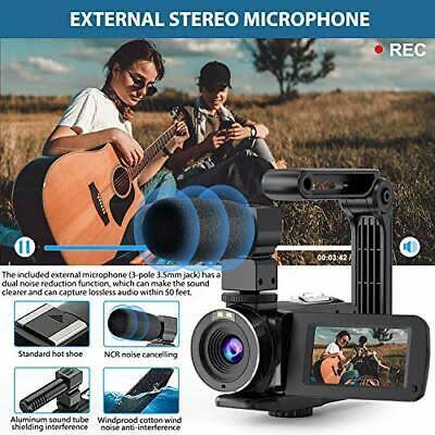 WiFi Vlogging Camera 3x22 IPS Touch Screen Night Vision Ultra HD 1080p 30fps 26MP C51082